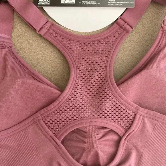 Avia Women's Low Support Sports Bra - Mauve - Picture 7 of 8